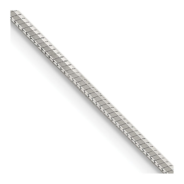 Sterling Silver 1.35mm Octagonal Snake Chain