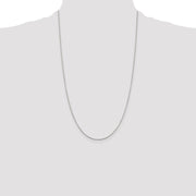 Sterling Silver 1.4mm Flat Oval Cable Chain