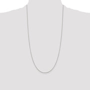 Sterling Silver 1.4mm Flat Oval Cable Chain