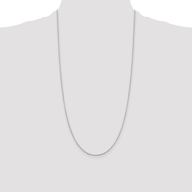 Sterling Silver 1.4mm Flat Oval Cable Chain