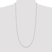 Sterling Silver 1.4mm Flat Oval Cable Chain