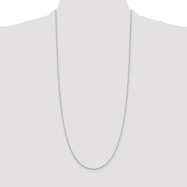 Sterling Silver 1.4mm Flat Oval Cable Chain