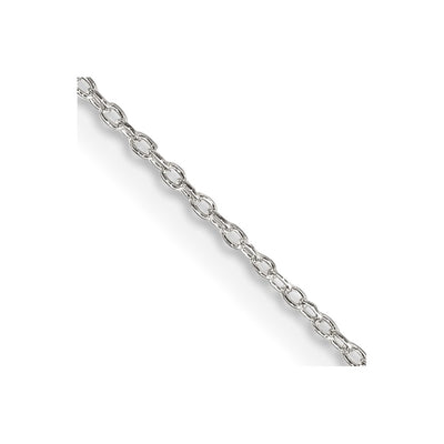 Sterling Silver 1.10mm Forzantine Cable Chain