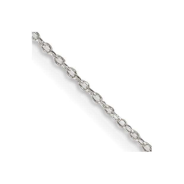 Sterling Silver 1.10mm Forzantine Cable Chain