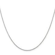 Sterling Silver 1.30mm Forzantine Cable Chain