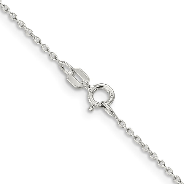 Sterling Silver 1.30mm Forzantine Cable Chain
