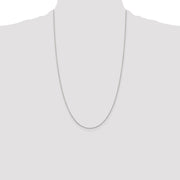 Sterling Silver 1.30mm Forzantine Cable Chain