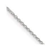 Sterling Silver 1.30mm Forzantine Cable Chain