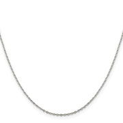 Sterling Silver .5mm Flat Link Cable Chain