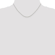 Sterling Silver .9mm Flat Link Cable Chain