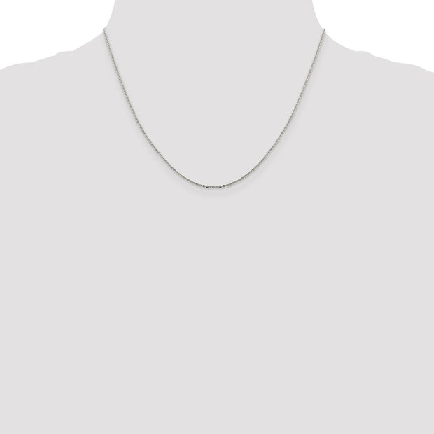 Sterling Silver .9mm Flat Link Cable Chain