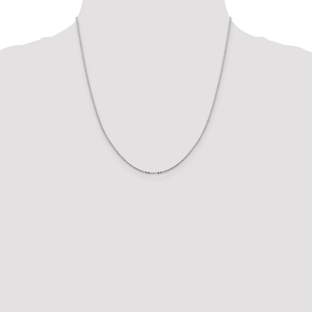 Sterling Silver .9mm Flat Link Cable Chain