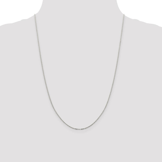Sterling Silver .9mm Flat Link Cable Chain