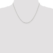 Sterling Silver 1.5mm Flat Open Oval Cable Chain