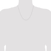 Sterling Silver .95mm Forzantine Cable Chain