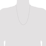 Sterling Silver .95mm Forzantine Cable Chain