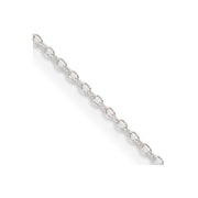 Sterling Silver .95mm Forzantine Cable Chain