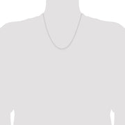 Sterling Silver 1.45mm Forzantine Cable Chain