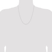 Sterling Silver 1.45mm Forzantine Cable Chain