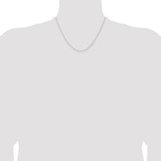 Sterling Silver 1.6mm Forzantine Cable Chain