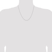 Sterling Silver 1.6mm Forzantine Cable Chain
