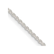 Sterling Silver 1.6mm Forzantine Cable Chain