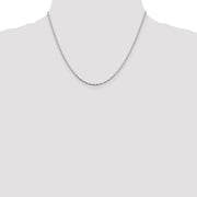 Sterling Silver 1.65mm Twisted Herringbone Chain