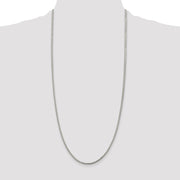 Sterling Silver 2mm D/C Square Franco Chain