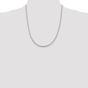 Sterling Silver 2.55mm D/C Square Franco Chain