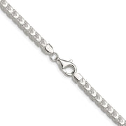 Sterling Silver 4.7mm D/C Square Franco Chain