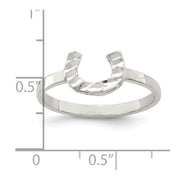 Sterling Silver Horseshoe Ring