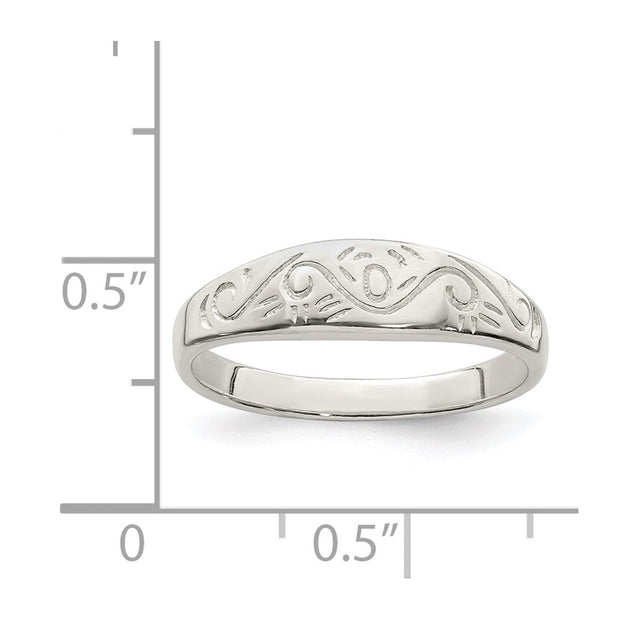 Sterling Silver Swirl Ring