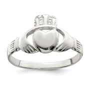 Sterling Silver Solid Claddagh Ring