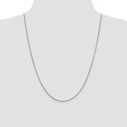 Sterling Silver 1mm Round Franco Chain