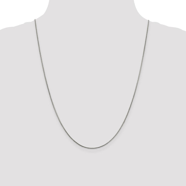 Sterling Silver 1mm Round Franco Chain