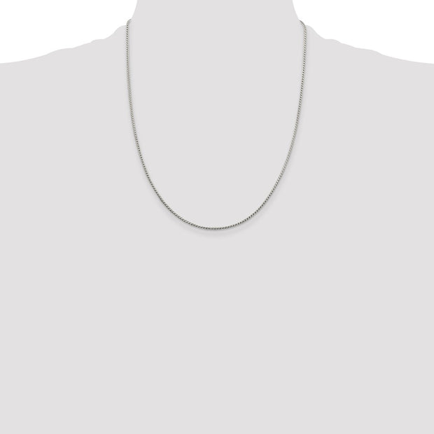 Sterling Silver 1.25mm Round Franco Chain