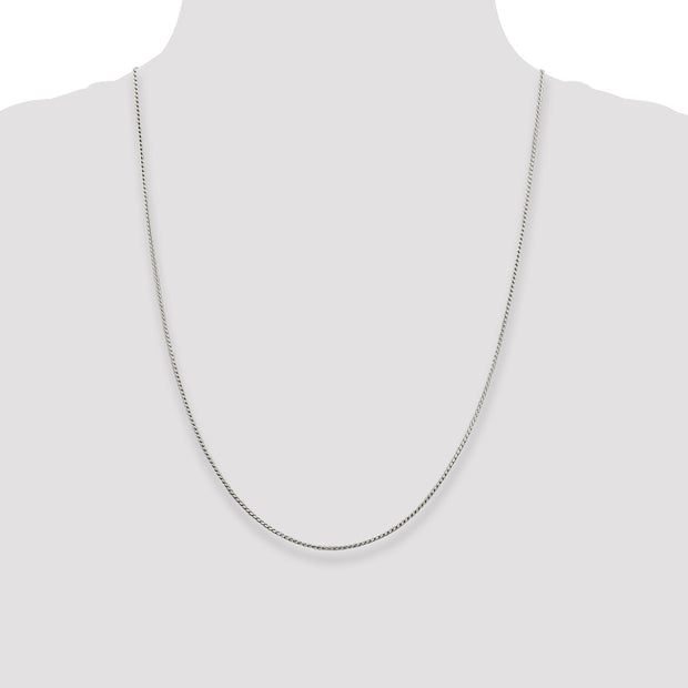 Sterling Silver 1.25mm Round Franco Chain