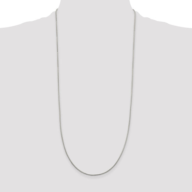 Sterling Silver 1.25mm Round Franco Chain