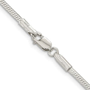 Sterling Silver 2mm Snake Chain