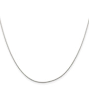 Sterling Silver 1mm Round Snake Chain