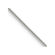 Sterling Silver 1mm Round Snake Chain