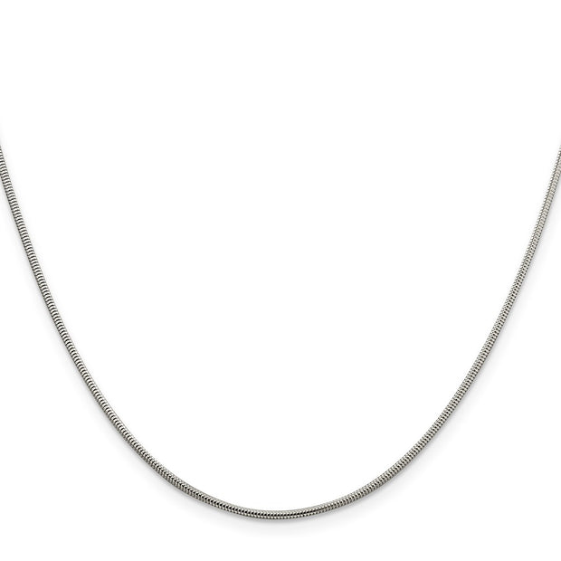 Sterling Silver 1.5mm Round Snake Chain