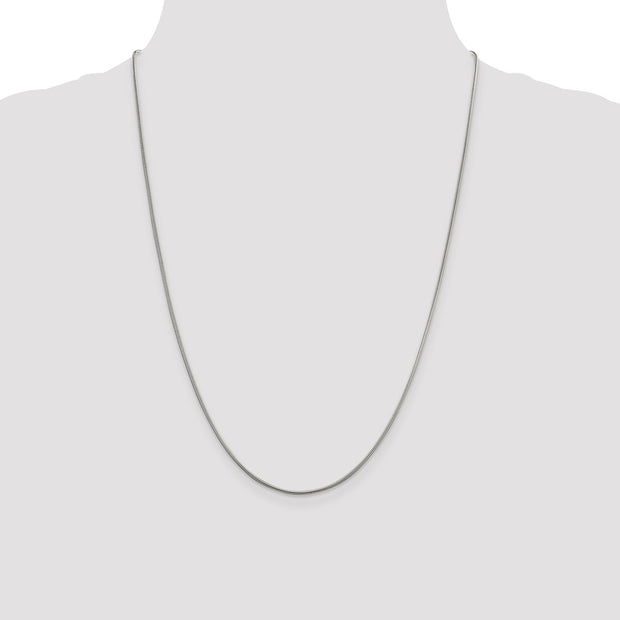 Sterling Silver 1.5mm Round Snake Chain