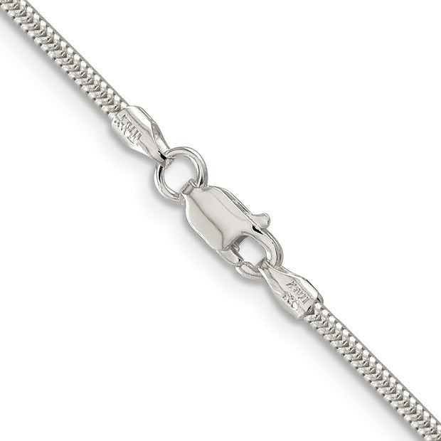 Sterling Silver 2mm Round Snake Chain