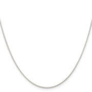 Sterling Silver 1mm Round Spiga Chain