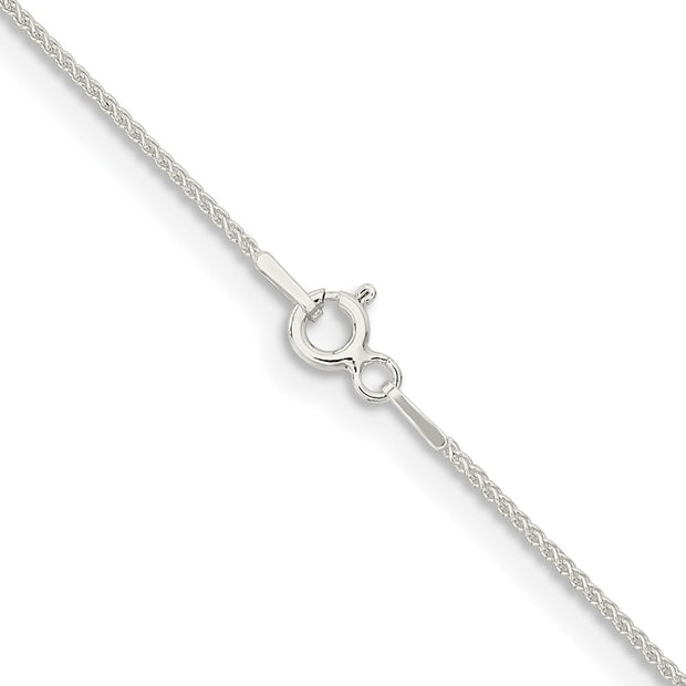 Sterling Silver 1mm Round Spiga Chain