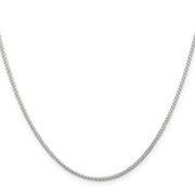 Sterling Silver 1.25mm Round Spiga Chain