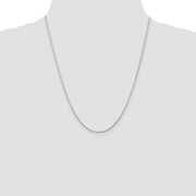 Sterling Silver 1.25mm Round Spiga Chain
