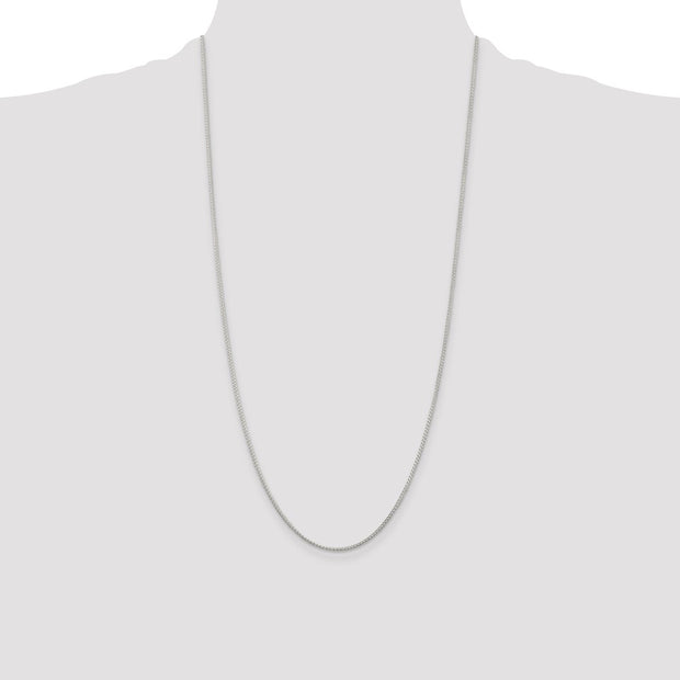 Sterling Silver 1.25mm Round Spiga Chain