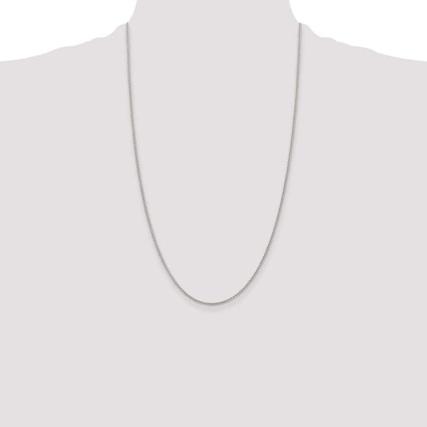 Sterling Silver 1.5mm Round Spiga Chain
